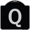 Signmission Sign with Letter Q Heavy-Gauge Aluminum Architectural Sign, 18" x 18", BS-1818-22932 A-DES-BS-1818-22932 - alternate 1